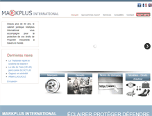 Tablet Screenshot of markplus.fr